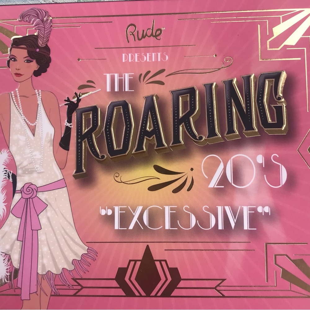 NEW ~ The Roaring 20’s Eyeshadow Pallet *Excessive*  by RUDE COSMETICS - Picture 3 of 6